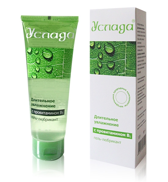 Гель "Услада" на водной основе, с провитамином B5, 120ml  