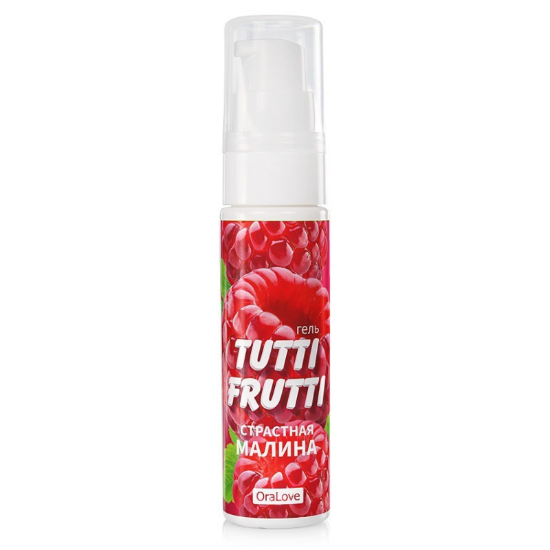 Гель "Tutti-Frutti" с ароматом и вкусом малины, 30ml  
