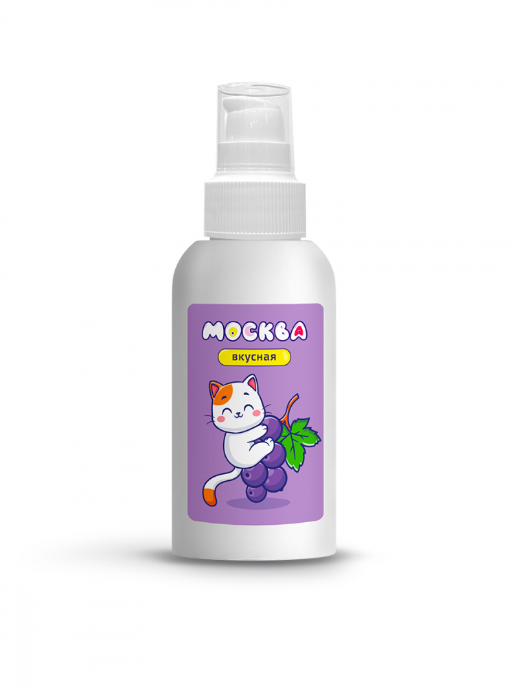 Гель на водной основе "Москва Вкусная" с ароматом и вкусом черной смородины, 100ml 